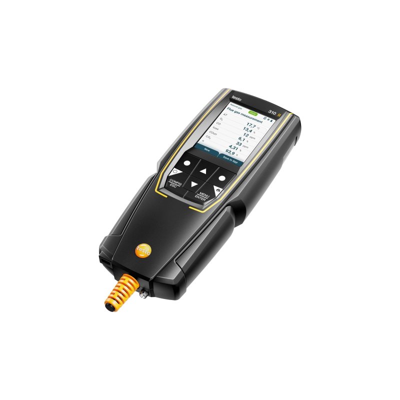 Testo 310 II - Analyzátor spalín sada s tlačiarňou O2
